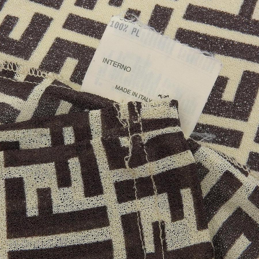FENDI（フェンディ） FENDI jeans 542240 ズッカ柄 長袖ボタンシャツ