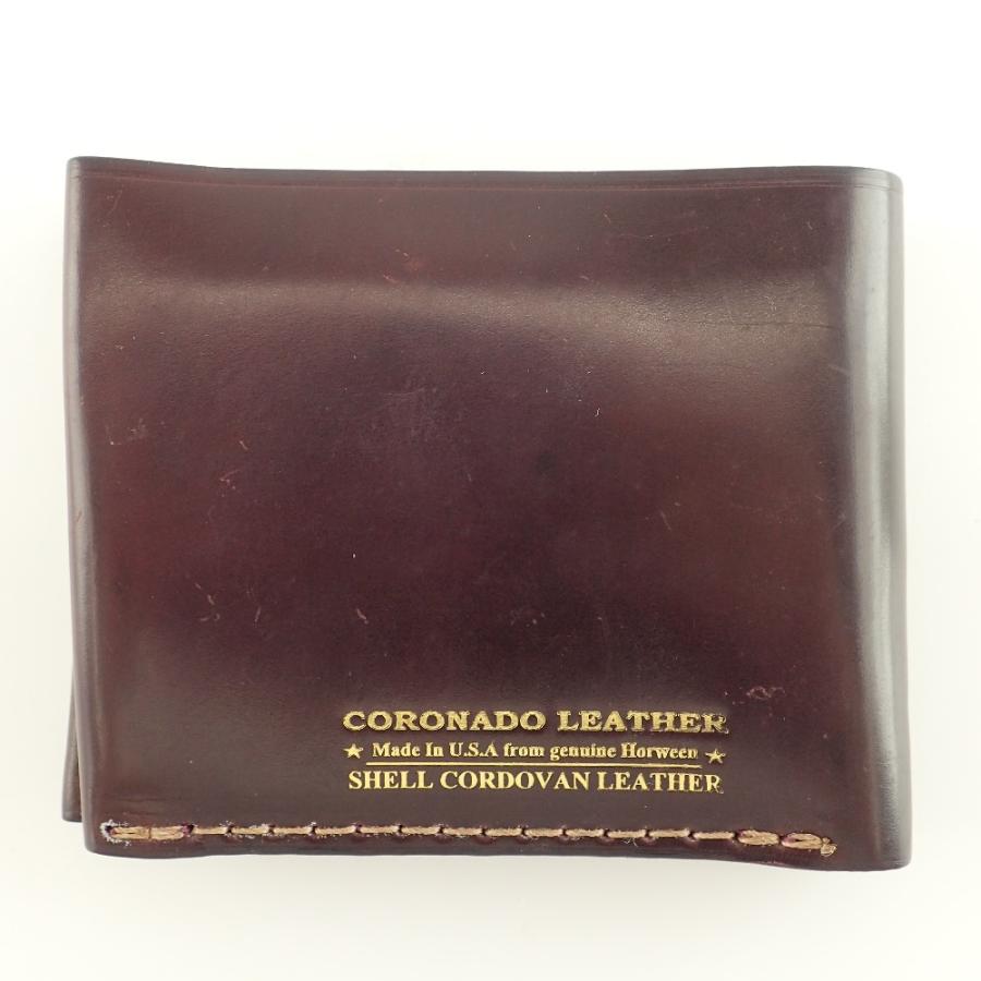 CORONADO LEATHER コロナドレザー コードバン 二つ折り財布 CORONADO LEATHER コロナドレザー コードバン 二つ折り財布