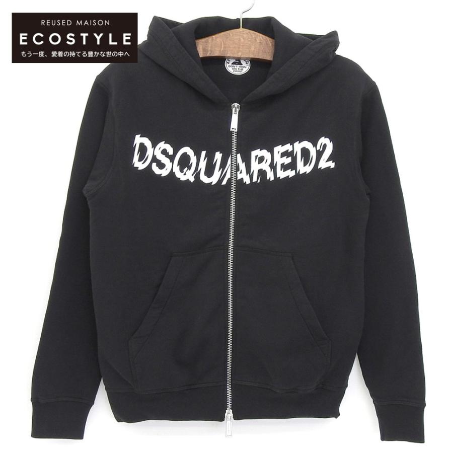 新品同様 DSQUARED2 ディースクエアード ジップアップパーカー 