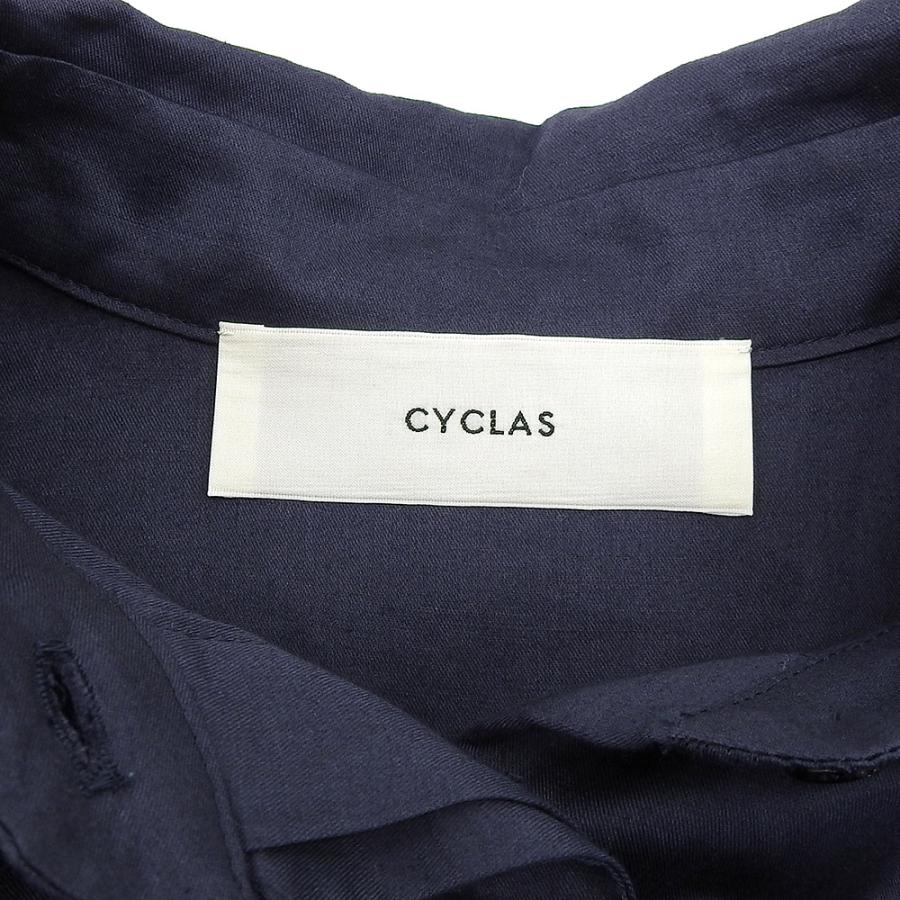 CYCLAS シクラス リネン混 シャツワンピース レディース ネイビー 36 1 