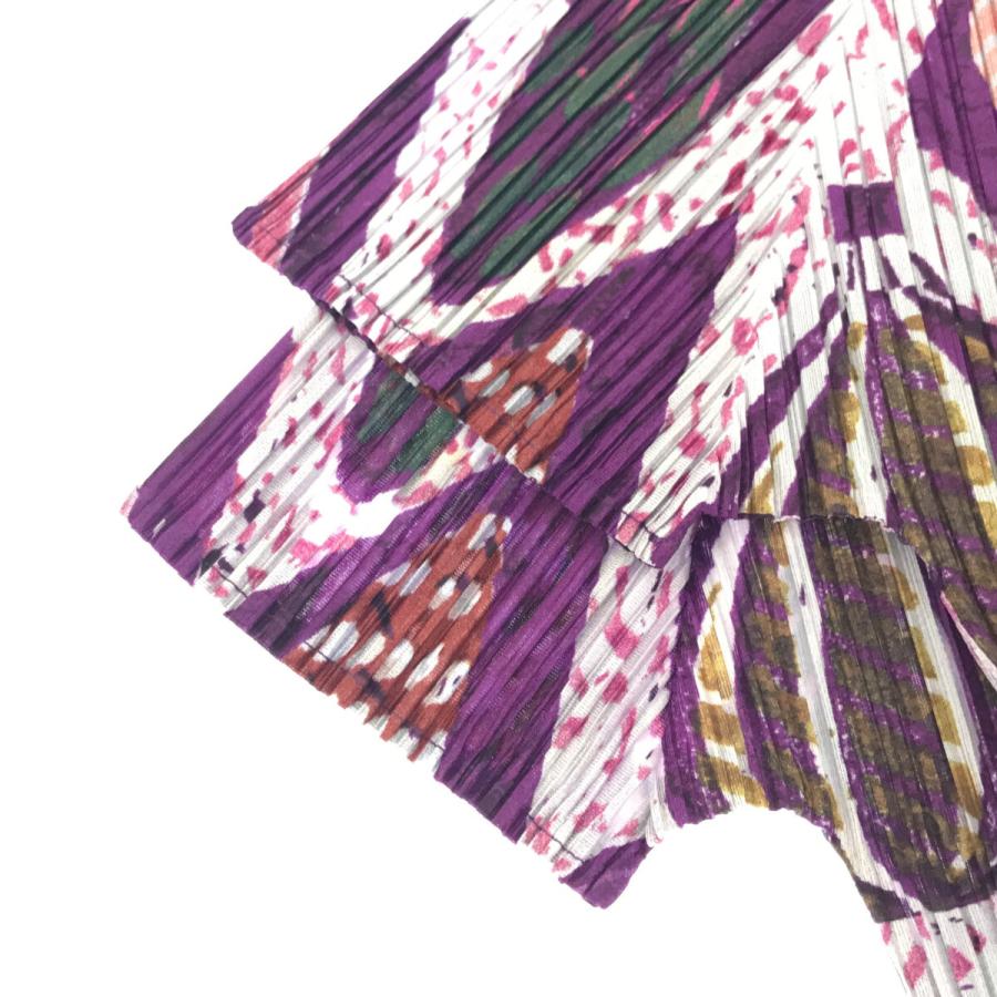 プリーツプリーズ  PP93-JK622 気球柄 プリーツトップス レディース 3 PLEATS PLEASE ISSEY MIYAKE - プリーツプリーズ PP93-JK622 気球柄