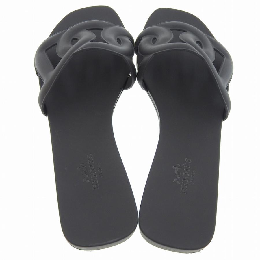 HERMES エルメス アロハ シェーヌダンクル ラバー サンダル