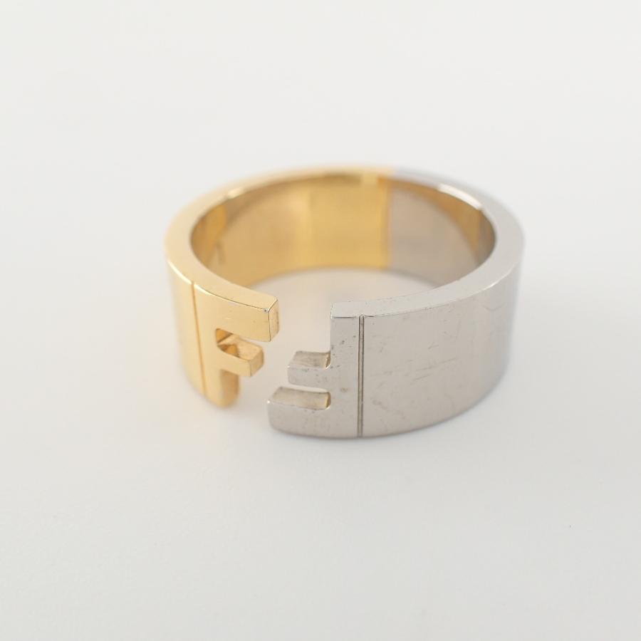 FENDI（フェンディ） 7AJ193B08F0F0N FFモチーフ リング・指輪 L
