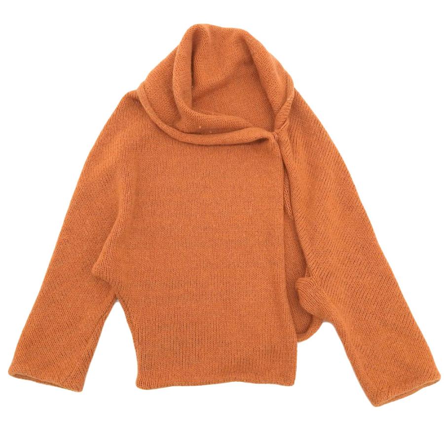 Yohji Yamamoto（ヨウジヤマモト） ウール混 変形カーディガン