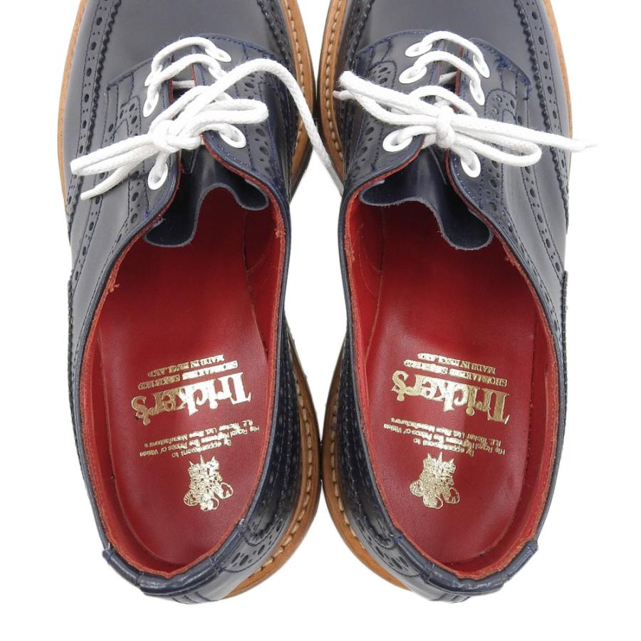 Tricker's★トリッカーズ 内羽根フルブローグ シューズ Tricker's（トリッカーズ） 新品同様 Trickers 外羽根 ウィングチップ