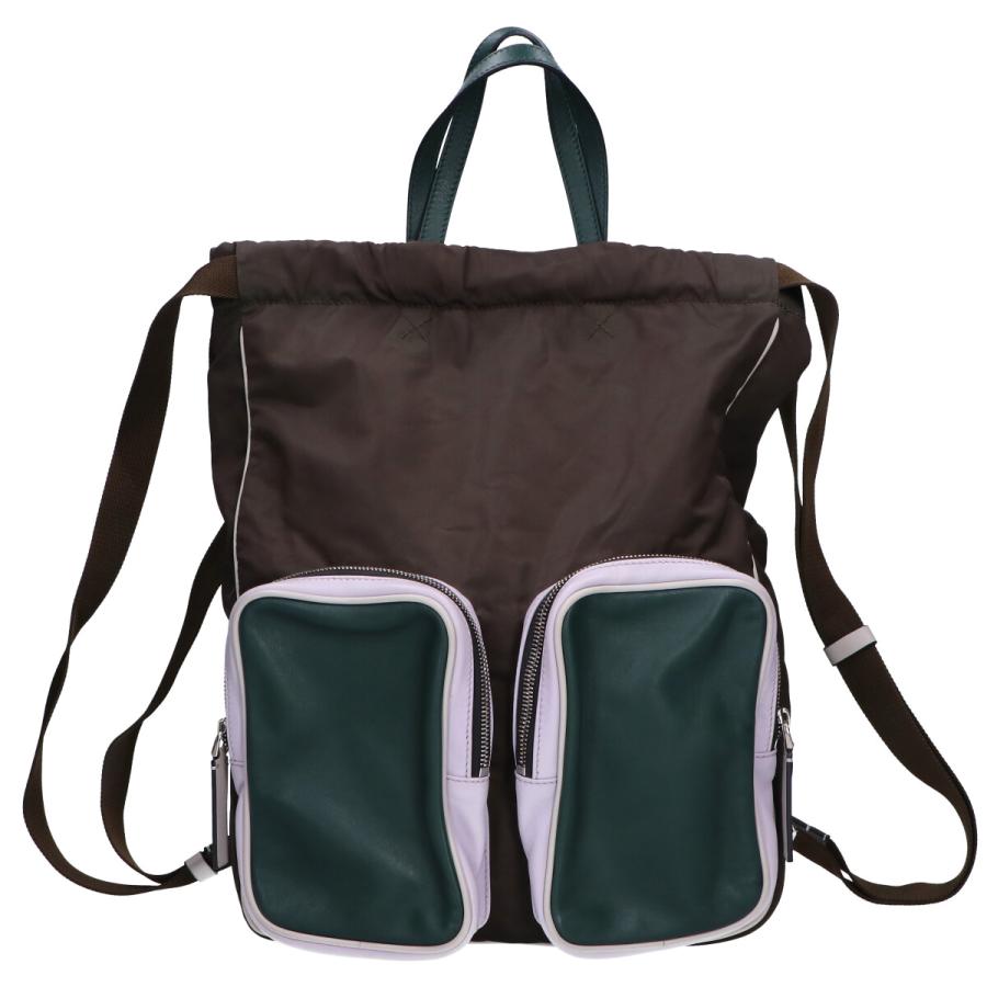 MARNI（マルニ） ZAMP0001U0 TN685 CARRYALL BACKPACK ナイロン/レザー