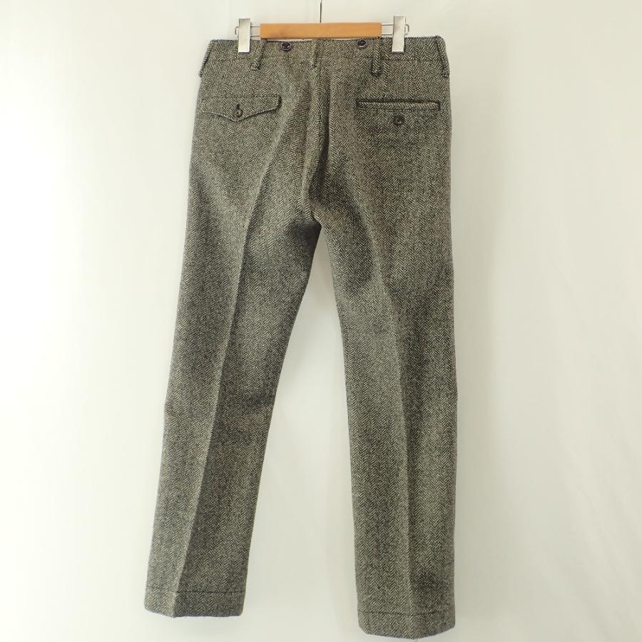 RRL ダブルアールエル ヘリンボーン ウールパンツ 32 イタリア製 美品/ RRL ダブルアールエル ヘリンボーン ウール ツイードパンツ