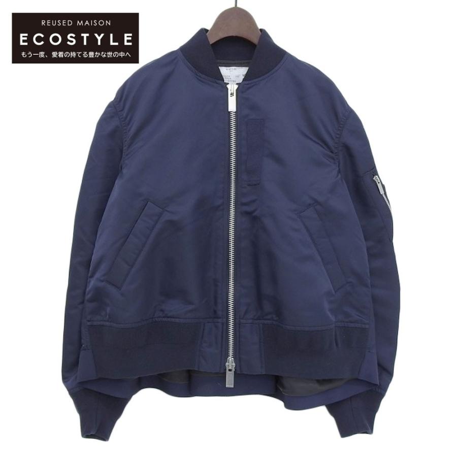 sacai 美品 サカイ 22年 SCW-065 MA-1 ブルゾン ジャケット 1 sacai 美品 サカイ 22年 SCW-065 MA-1 ブルゾン ジャケット 1