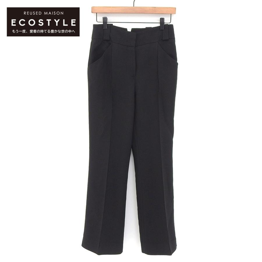 最終値下げ。FENDI ブラック フレアパンツ。38 FENDI（フェンディ） 美品 フレア パンツ ボトムス レディース