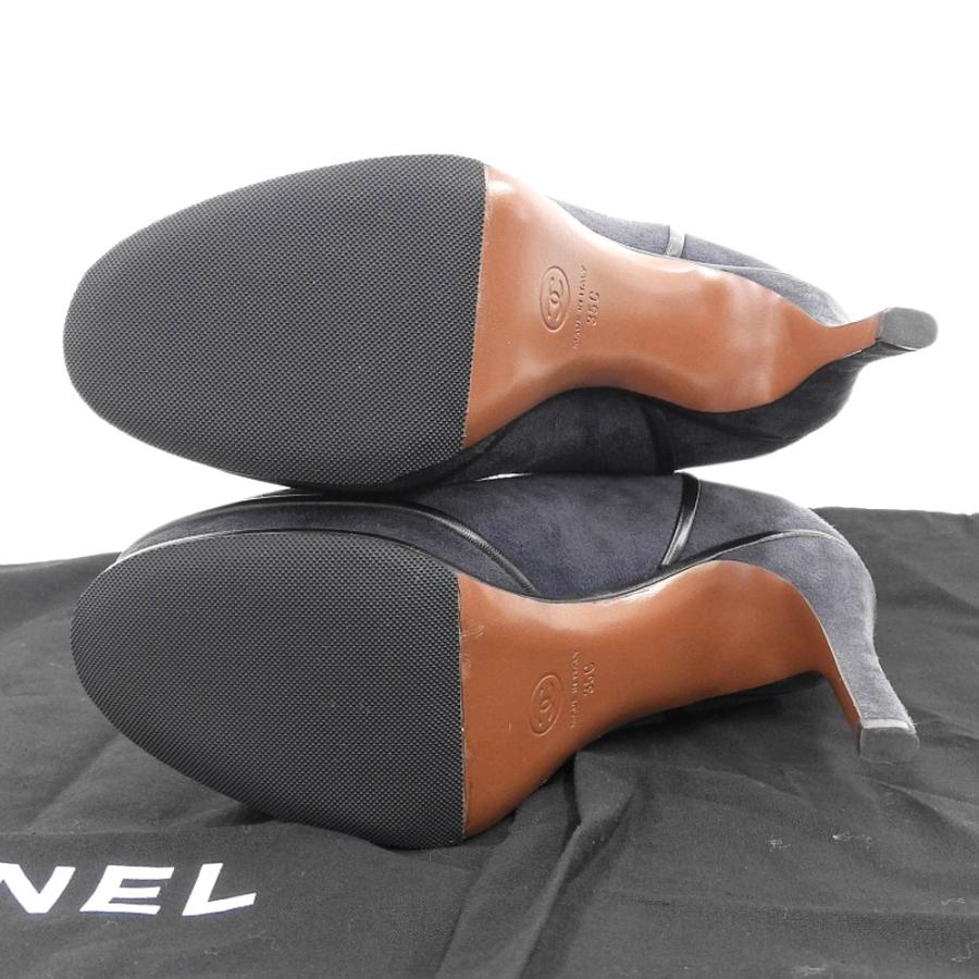 CHANEL（シャネル） 新品同様 スエード ヒール ブーティ シューズ