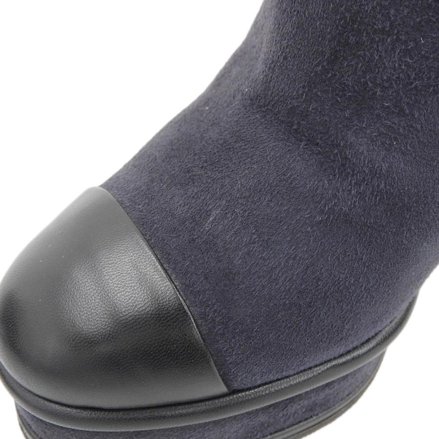 CHANEL（シャネル） 新品同様 スエード ヒール ブーティ シューズ