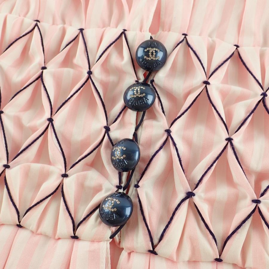 CHANEL 国内正規/ シャネル 19C P60274V45709 ストライプ ウエスト  