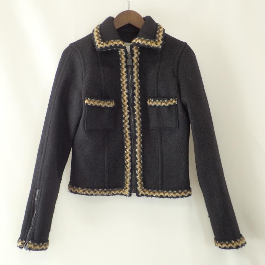 CHANEL 美品/ シャネル スポーツ 06A P29215V14904 アルパカ混ウール  