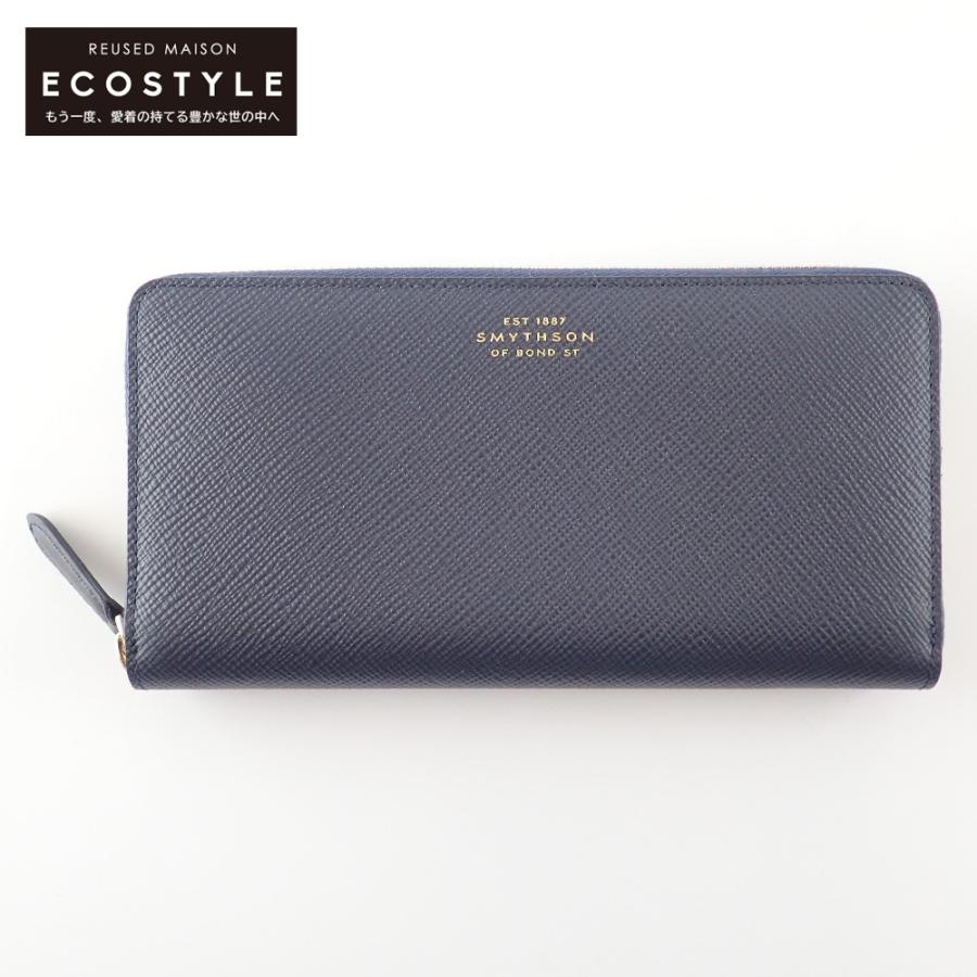 Smythson 新品同様 SMYTHSON スマイソン 1029517 Panamaレザージップ 