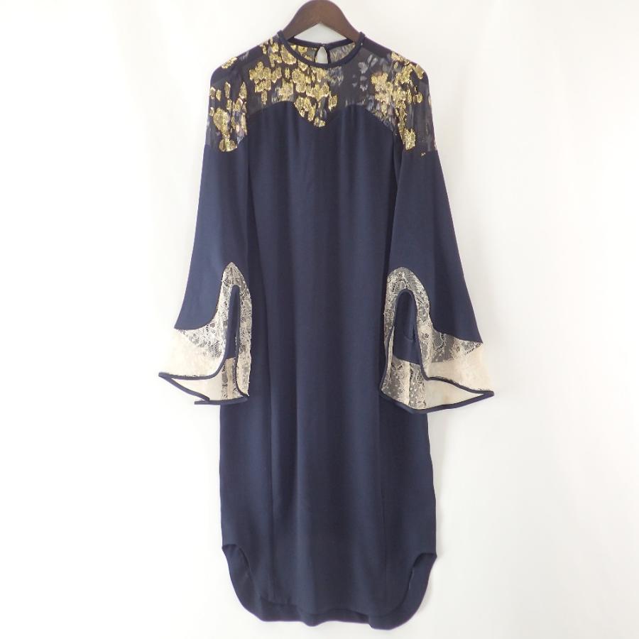 美品/ Mame Kurogouchi マメクロゴウチ MM19SS-DR019 シルク 美品/ Mame Kurogouchi マメクロゴウチ MM19SS-DR019 シルク