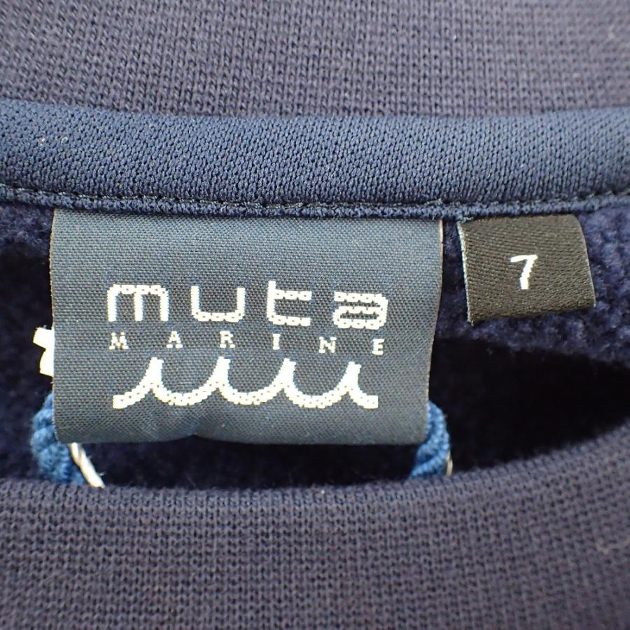 新品同様/ muta MARINEムータ マリン220231 BLUE MONDAY クルーネック