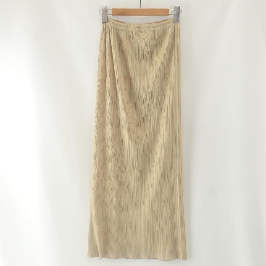 美品/ ISSEY MIYAKE イッセイミヤケ PP05-JG613 プリーツ ロング