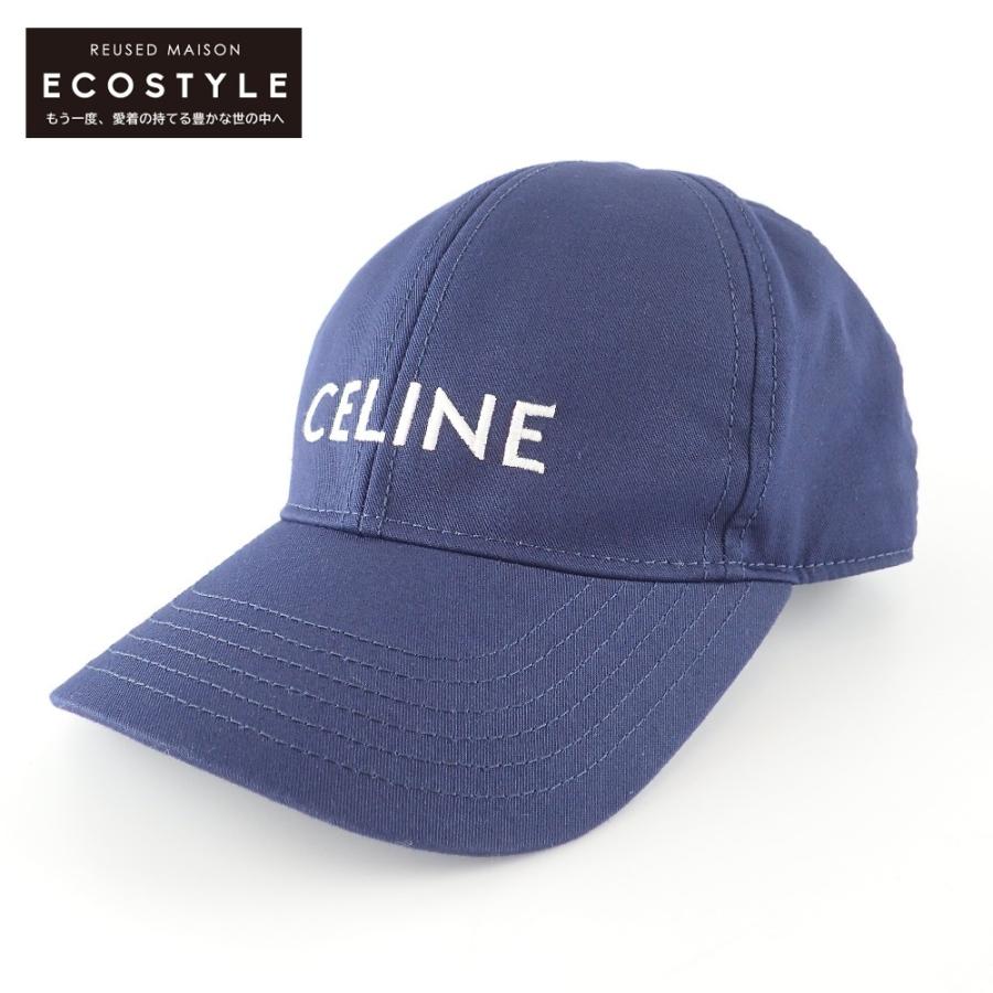 CELINE 美品 セリーヌ 2AUA1242N ベースボールキャップ / コットン  