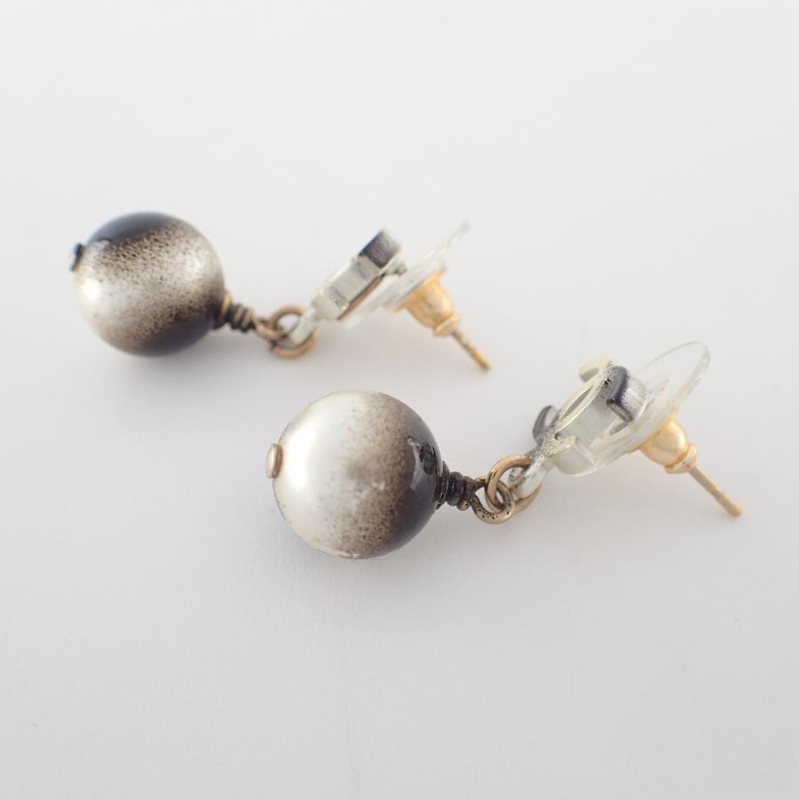 【美品】CHANEL シャネル CCロゴ パール ドロップピアス 正規品 CHANEL シャネル ピアス ロゴ/CC パールモチーフ ドロップ