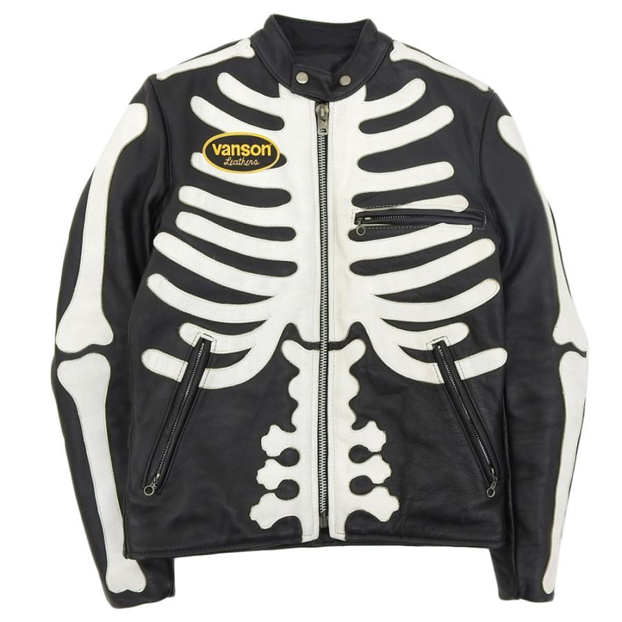 VANSON 美品 Vanson バンソン モデルB BONE ボーン ライダース VANSON 美品 Vanson バンソン モデルB BONE ボーン ライダース