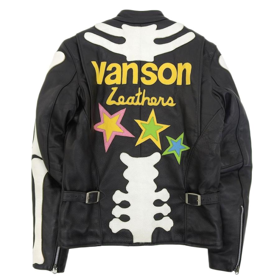 VANSON 美品 Vanson バンソン モデルB BONE ボーン ライダース VANSON 美品 Vanson バンソン モデルB BONE ボーン ライダース