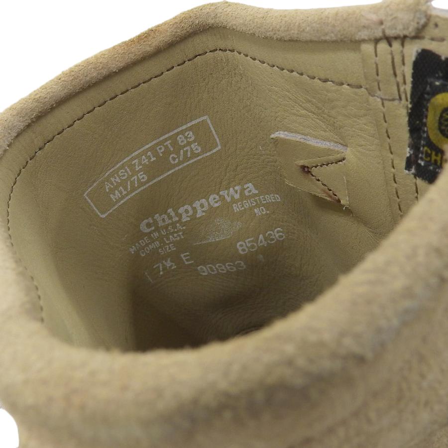 CHIPPEWA 美品 チペワ 黒タグ スエード エンジニアブーツ メンズ 