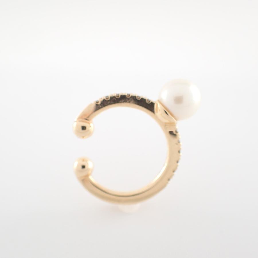 美品 Hirotaka ヒロタカ K10 アコヤパール / 0.06ct ダイヤモンド 