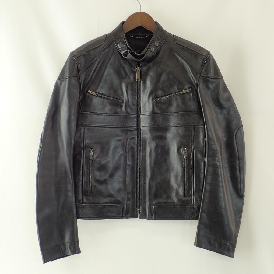 GUCCI（グッチ） 美品/国内正規 122314 カウレザー シングルライダース