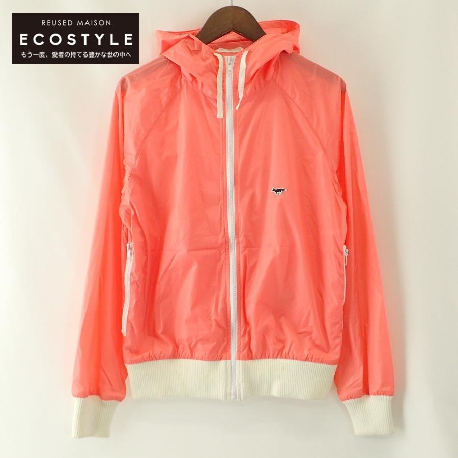 美品/ MAISON KITSUNE メゾンキツネ 胸元ロゴワッペン付 フーディ  