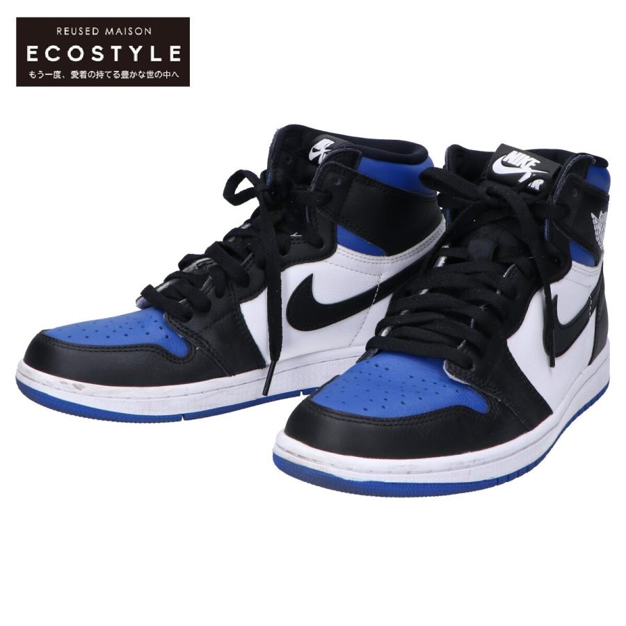 NIKE 美品 ナイキ 555088-041 AIR JORDAN 1 RETRO HIGH OG ROYAL TOE 