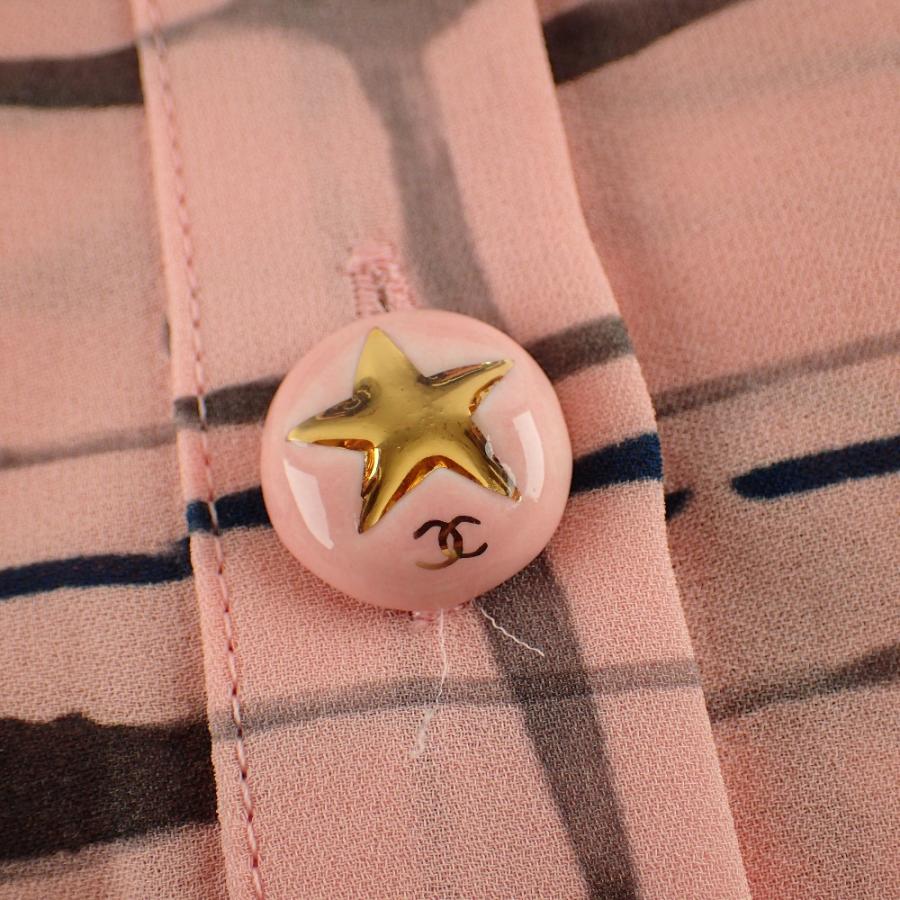 CHANEL 美品/国内正規/21SS シャネル P70538V62083 総柄 シルク CHANEL 美品/国内正規/21SS シャネル P70538V62083 総柄 シルク