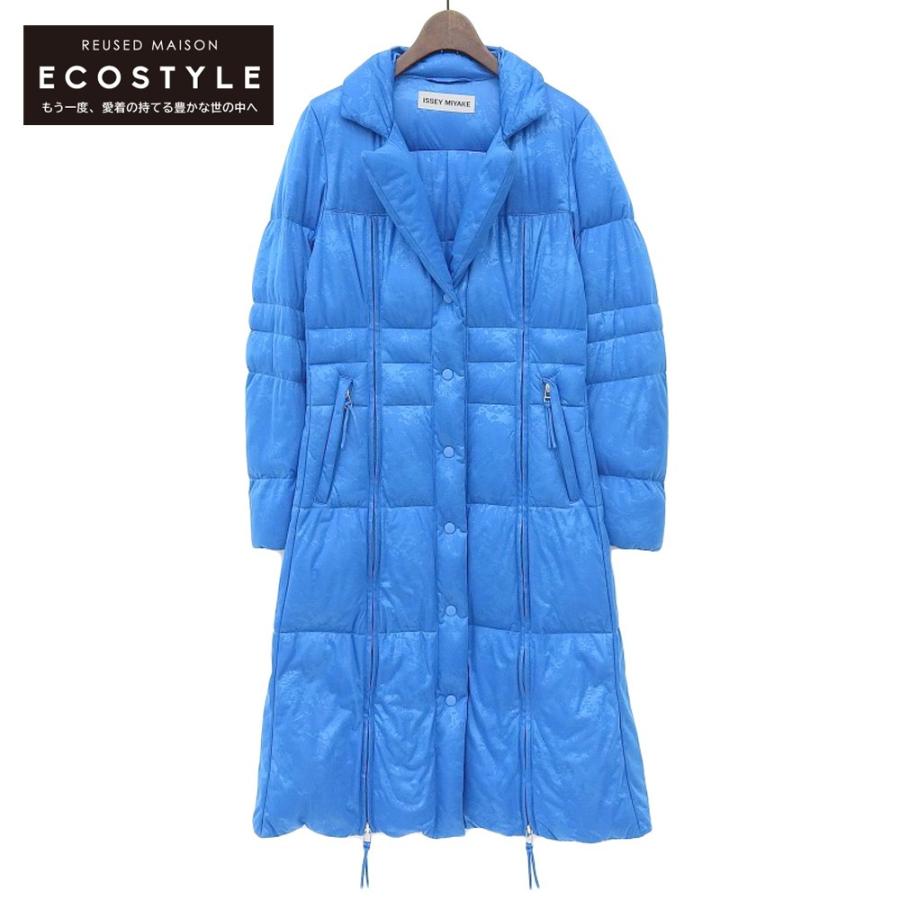 美品 ISSEY MIYAKE イッセイミヤケ 総柄 ダウンコート レディース ブルー 2 IM03FA524  :2889900000074762:ブランドリユースショップエコスタイル - 通販 - Yahoo!ショッピング