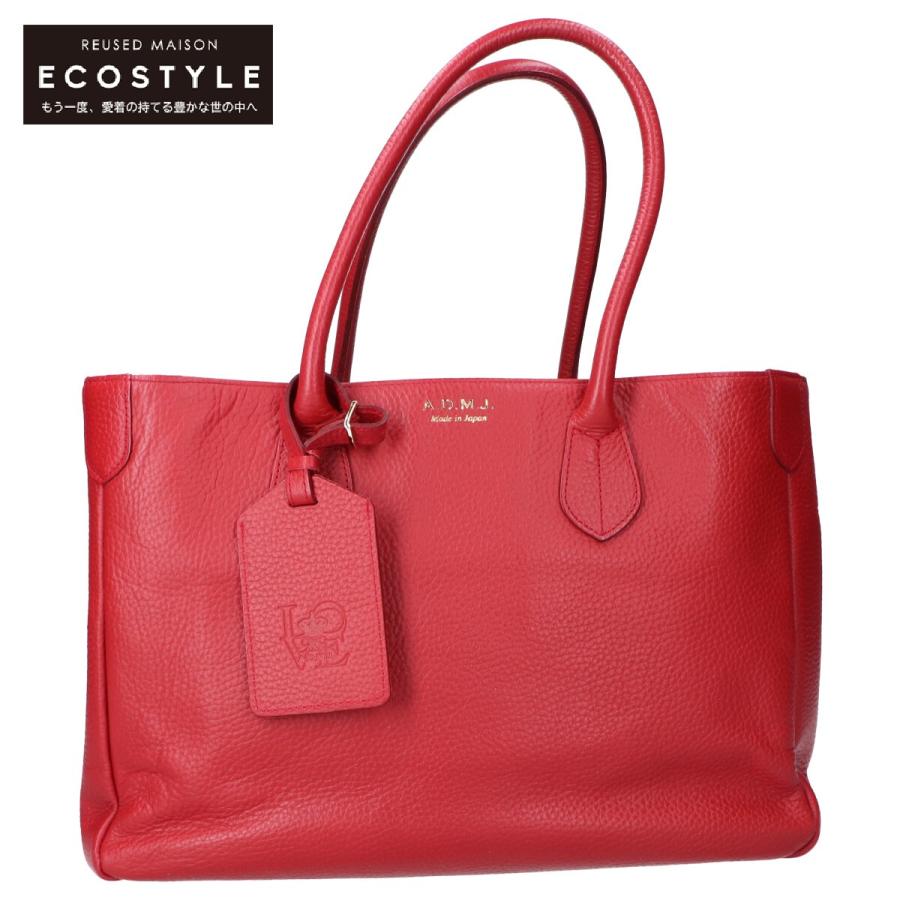 美品/ A.D.M.J. Accessoires De Mademoiselle ADMJ レザー トート 