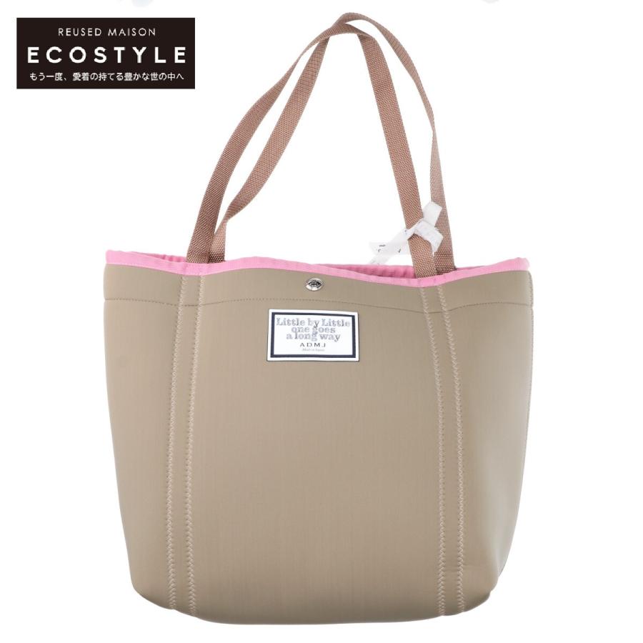 美品未使用】ADMJ マジックライトトリコットダブル トートバッグ 美品