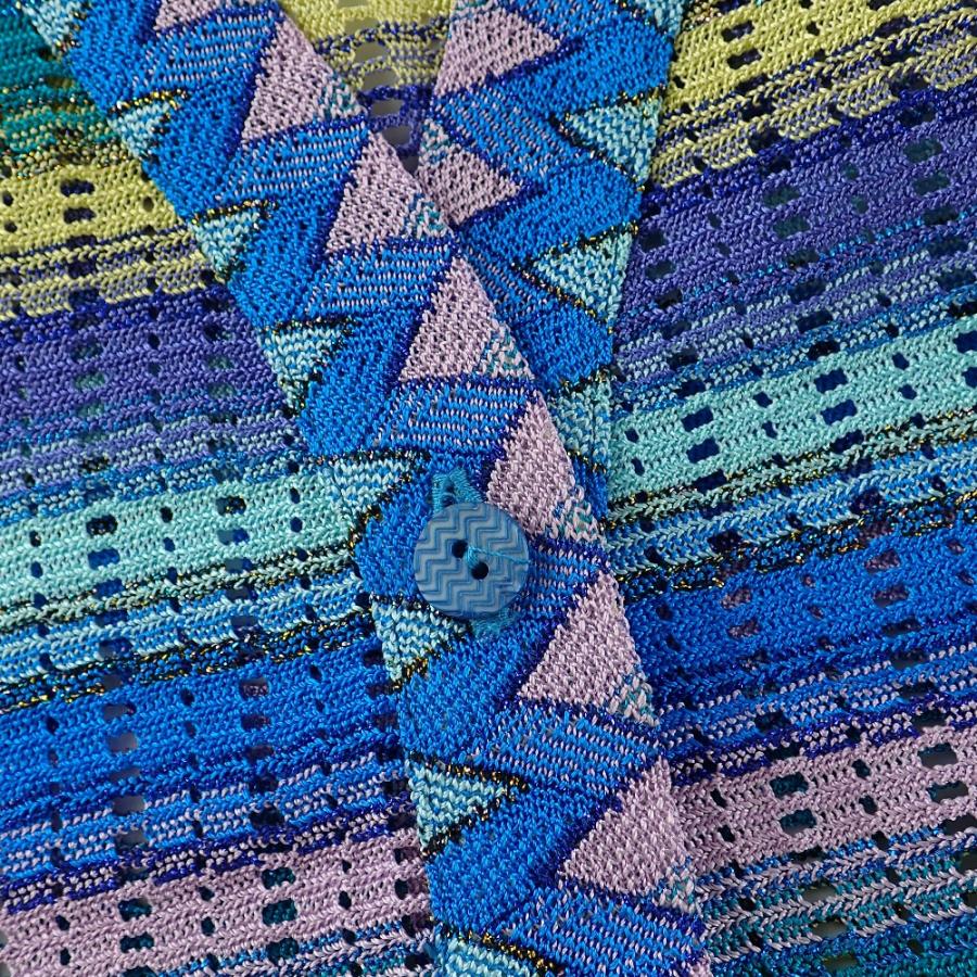 MISSONI（ミッソーニ） D-TK392 総柄ニットワンピースアンサンブル