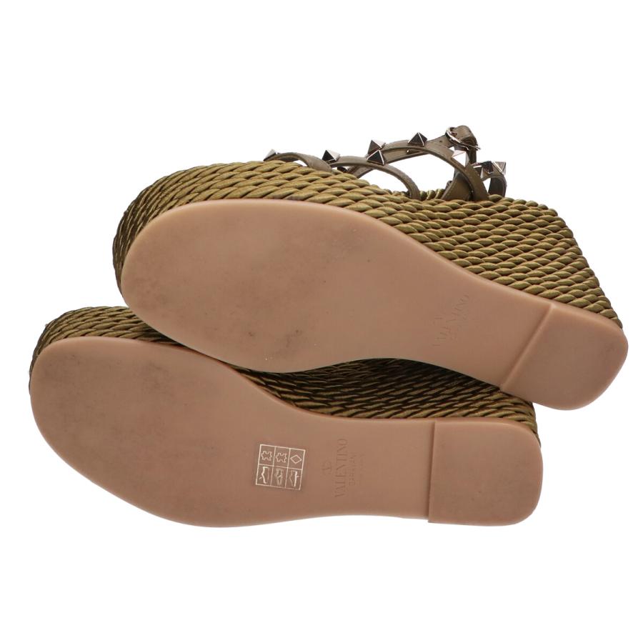 美品 VALENTINO ヴァレンティノ ロックスタッズ レザーアンクル