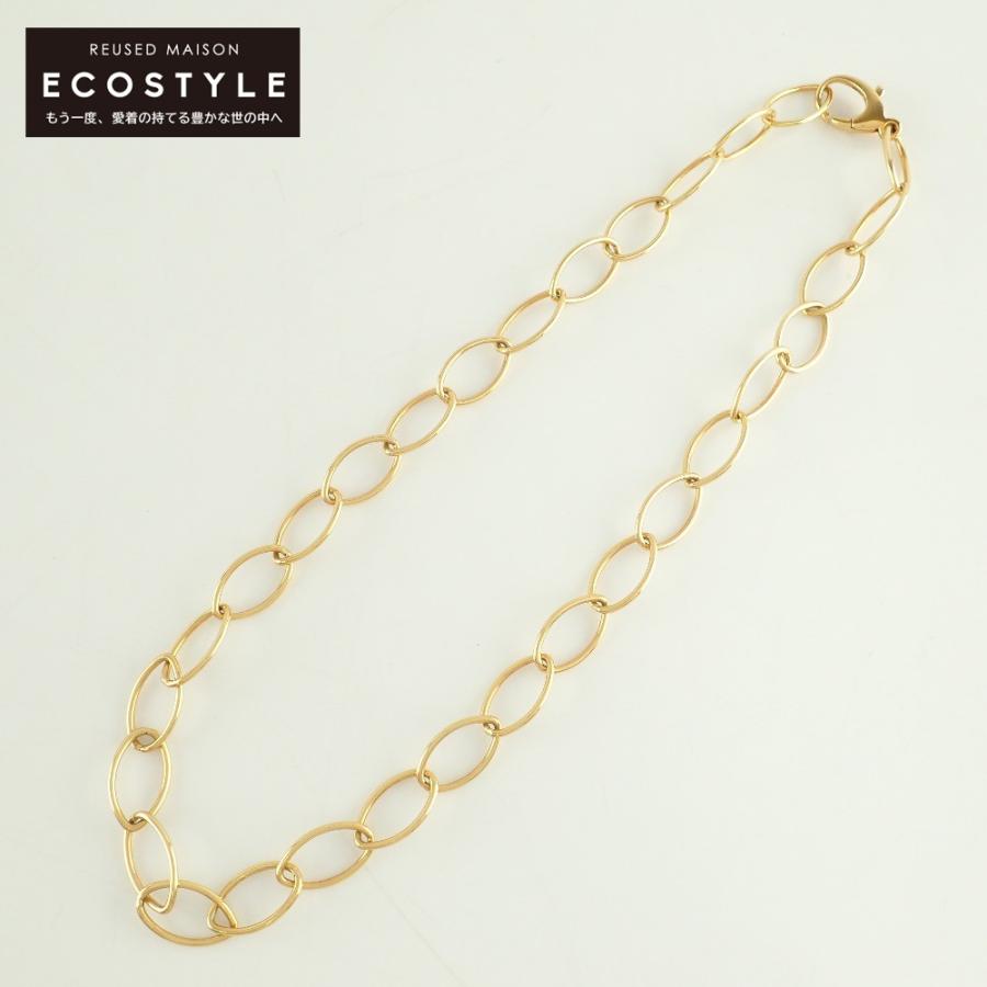 MIKIMOTO K18YGネックレスチェーン MIKIMOTO ミキモト チェーン 42cm ネックレス K18ピンクゴールド