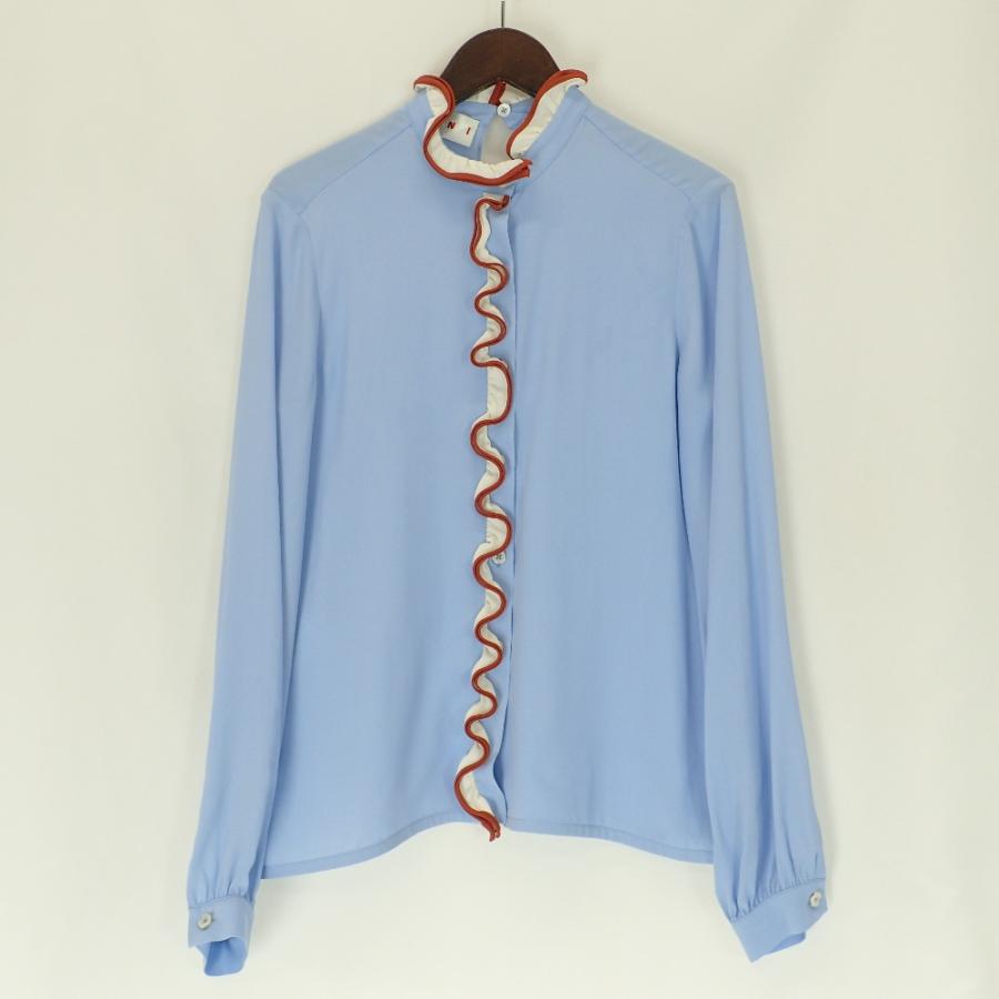 MARNI（マルニ） 美品/21SS MARNI CAMA0426Q0TA089 シルク混 ブラウス 