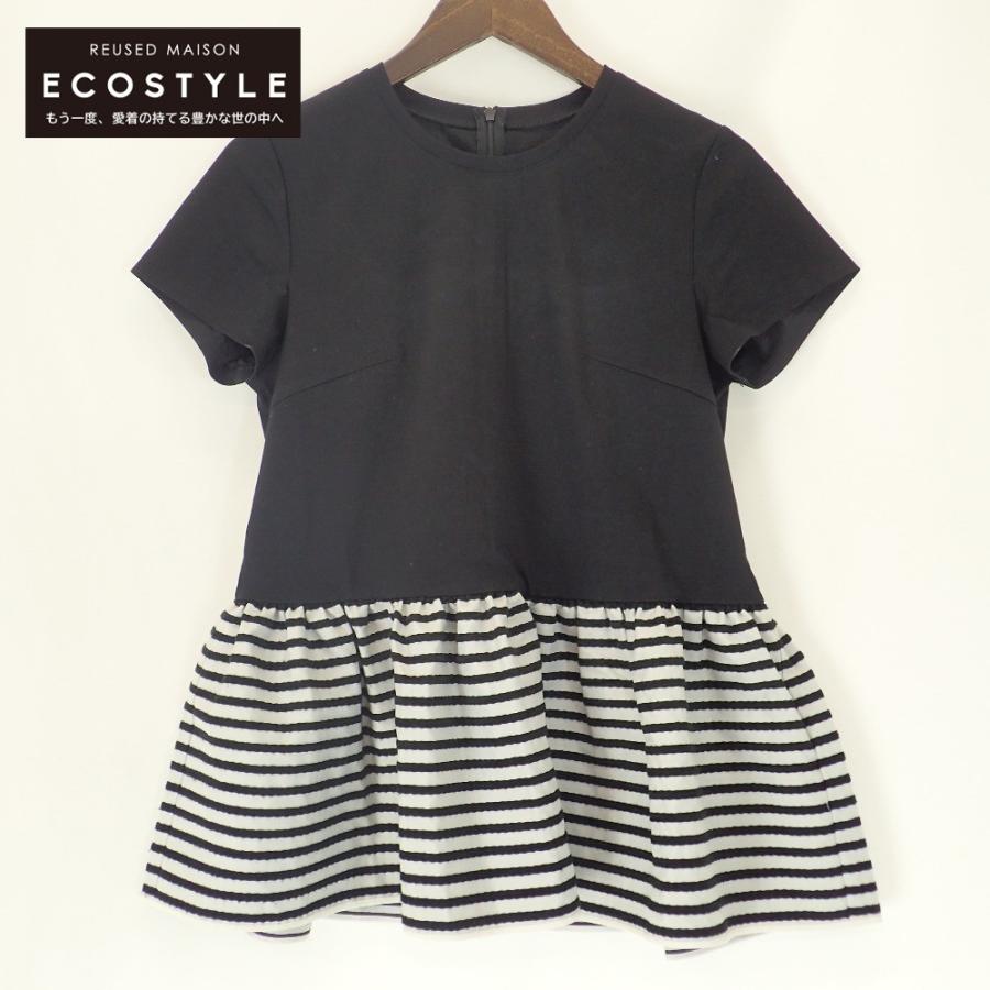 BORDERS at BALCONY ボーダーズアットバルコニー ブラック×ホワイト  