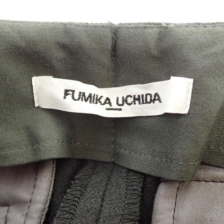 FUMIKA UCHIDA フミカウチダ チャコール FU-Q-PT002 ウール ストレッチ