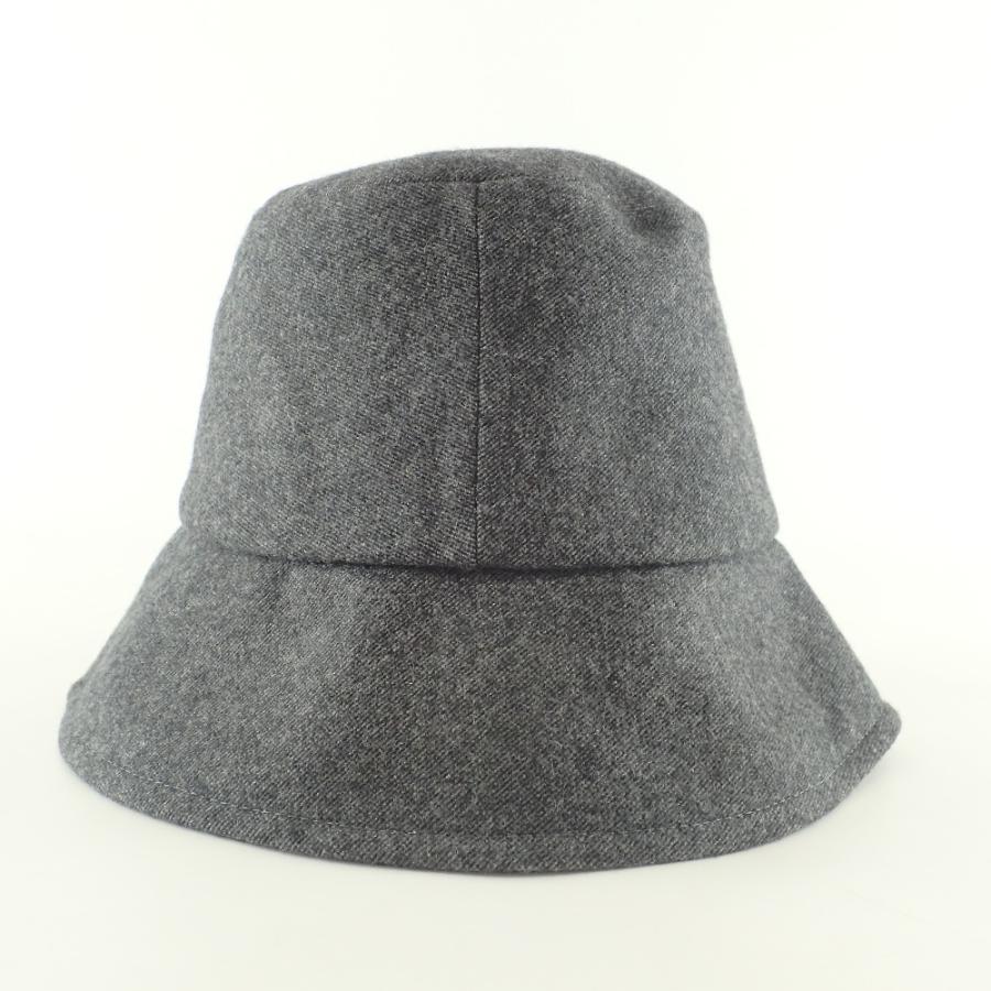 CHANEL バケットハット ダークグレー M NEW 24B CHANEL GREY SHEARLING