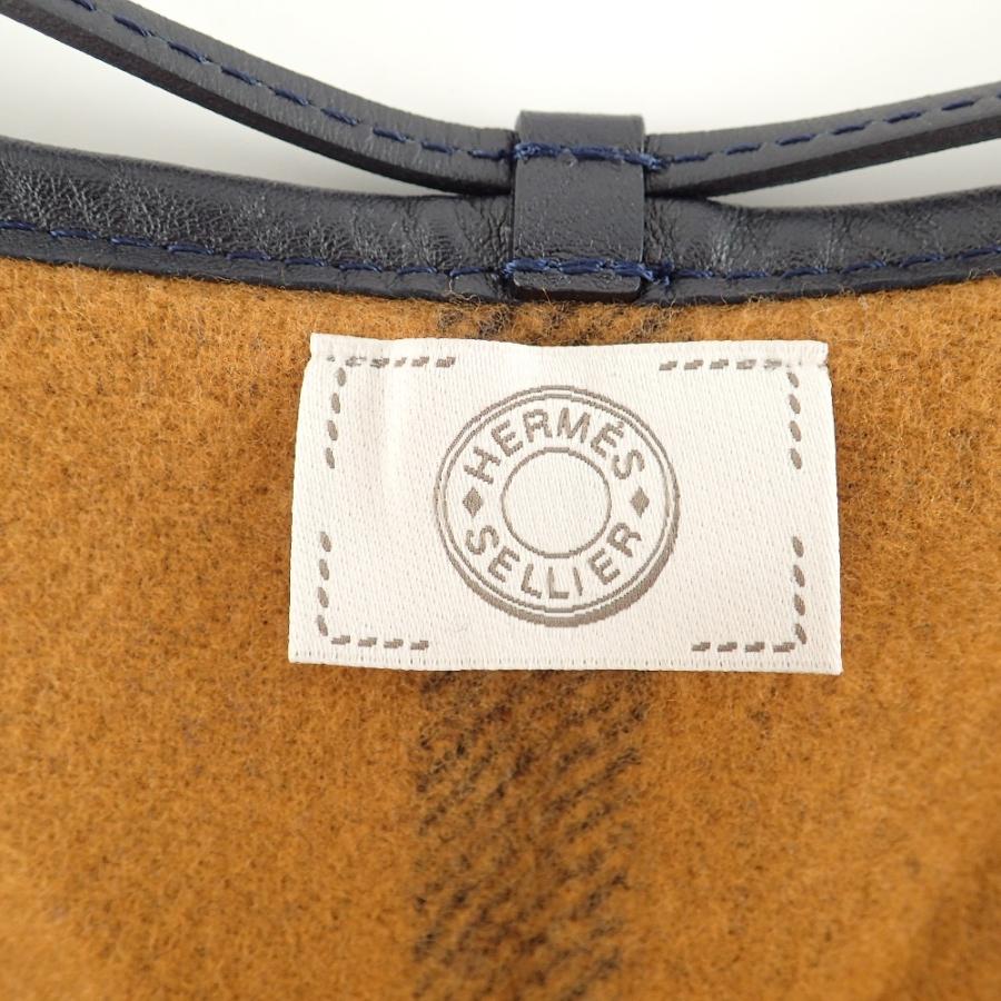 HERMES カシミヤウール ケープコート リバーシブル ポンチョ HERMES カシミヤウール ケープコート リバーシブル ポンチョ