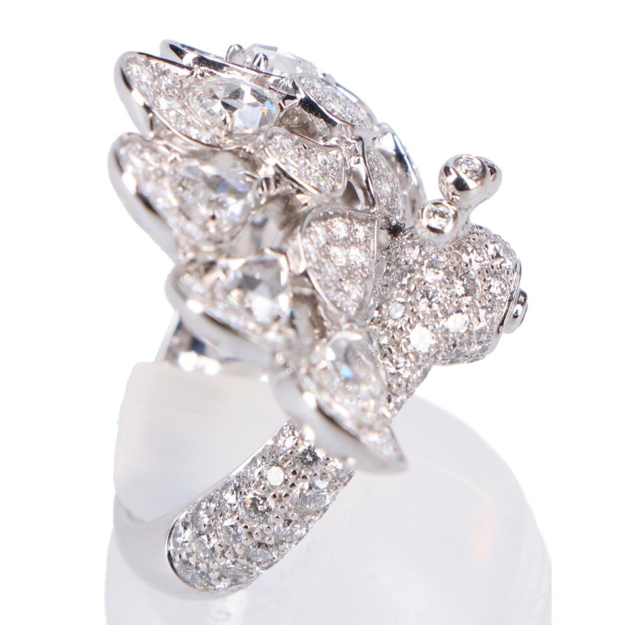 BOUCHERON 新品同様/ Boucheron ブシュロン K18WG HERA LE ヘラ 孔雀 
