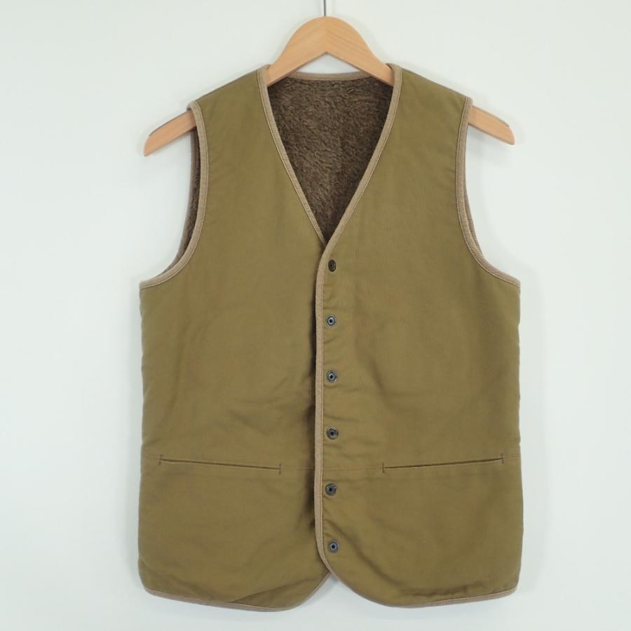 COLIMBO コリンボ STOCKMAN'S REVERSIBLE VEST ブラウン 35 ベスト