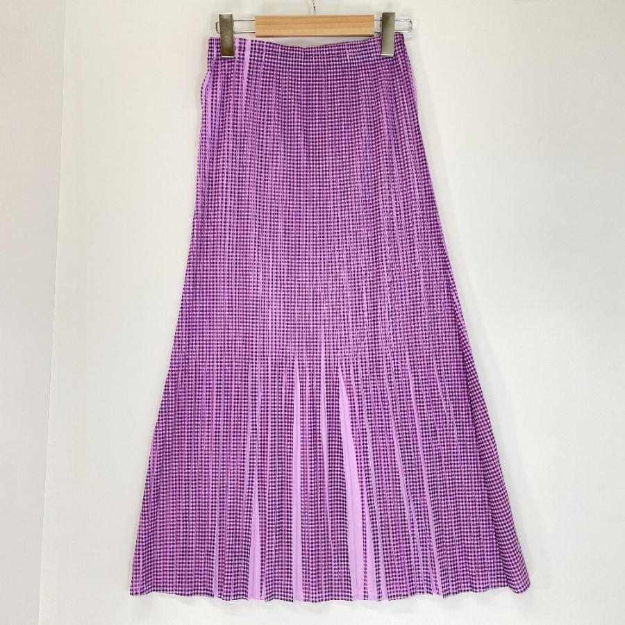 美品 PLEATS PLEASEプリーツプリーズ PP22-JE851/JG855 ギンガム