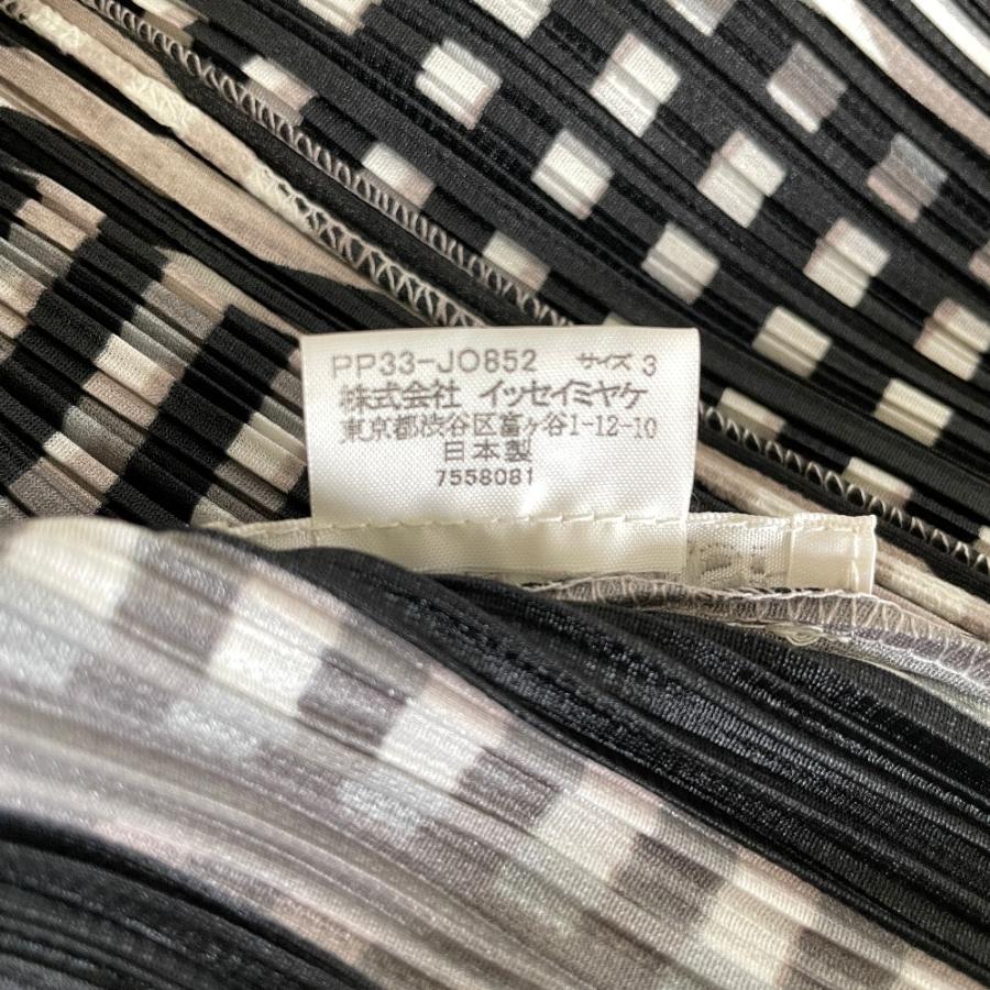 美品/ PLEATS PLEASE プリーツプリーズ PP33-JO852 総柄 プリーツ 