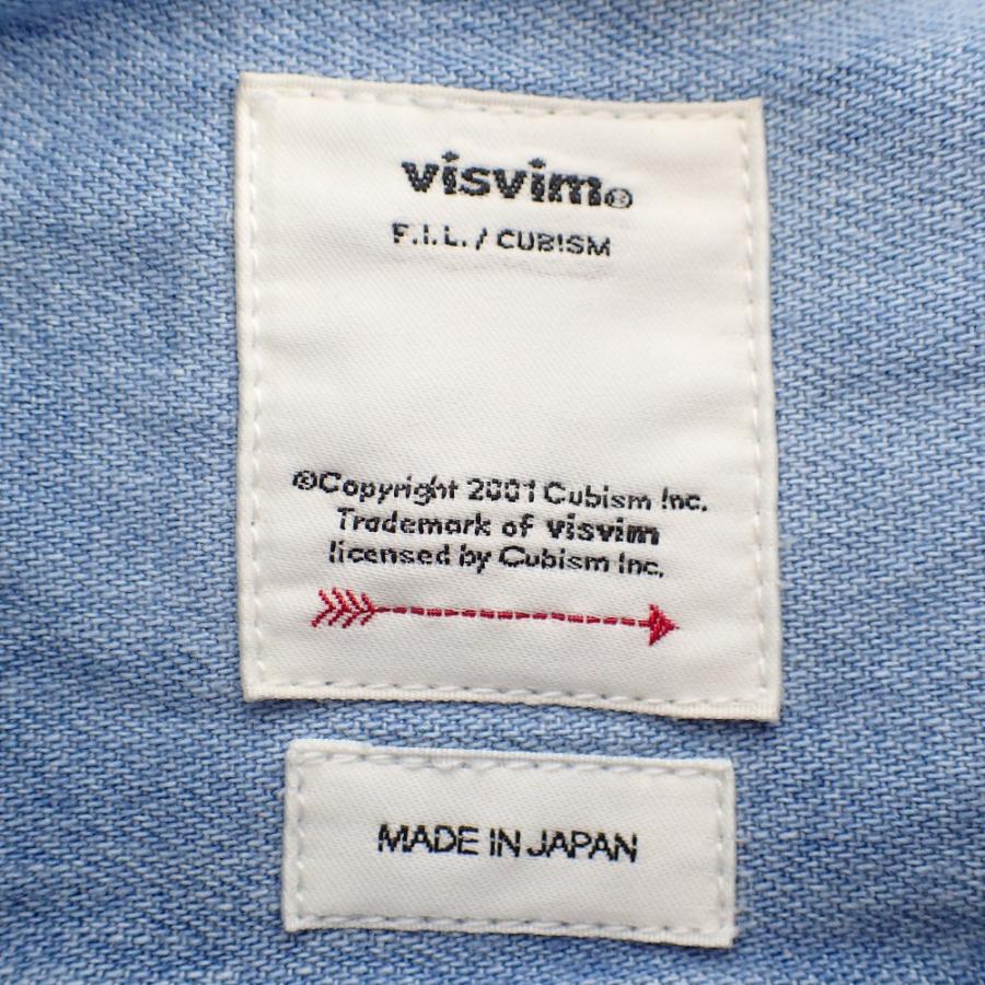 VISVIM ビズビム ライトブルー 0122205007002 SOCIAL SCULPTURE 8oz