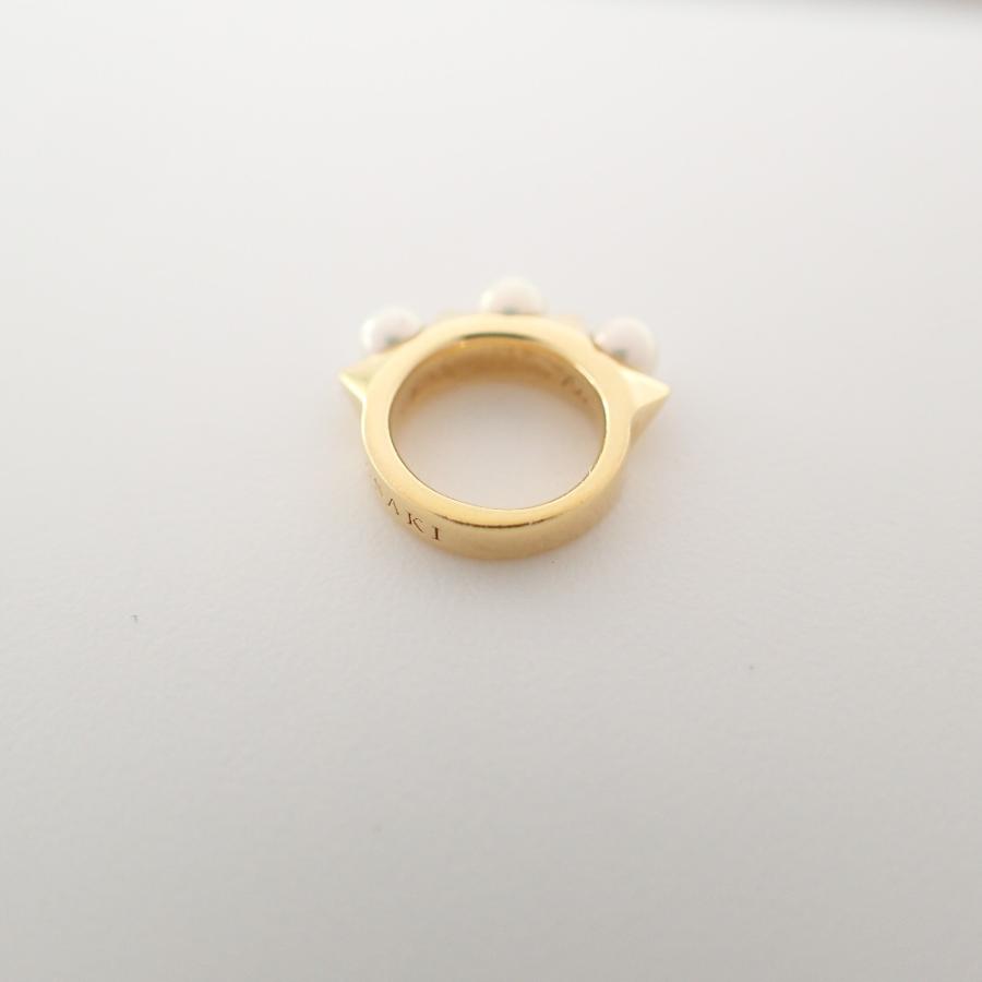 美品 TASAKI タサキ 750 リファインド リベリオン 3Pパール チャーム