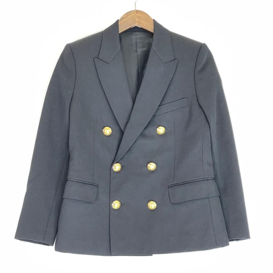 CELINE セリーヌ 2V687092D SHORT JACKET IN DIAGONAL WOOL CELINE セリーヌ 2V687092D SHORT JACKET IN DIAGONAL WOOL