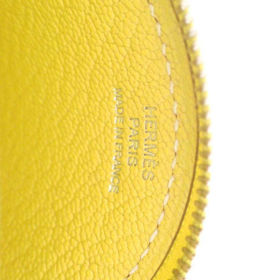 新品同様 HERMES エルメス トゥッティ フルッティ ポルトモネ レモン X  